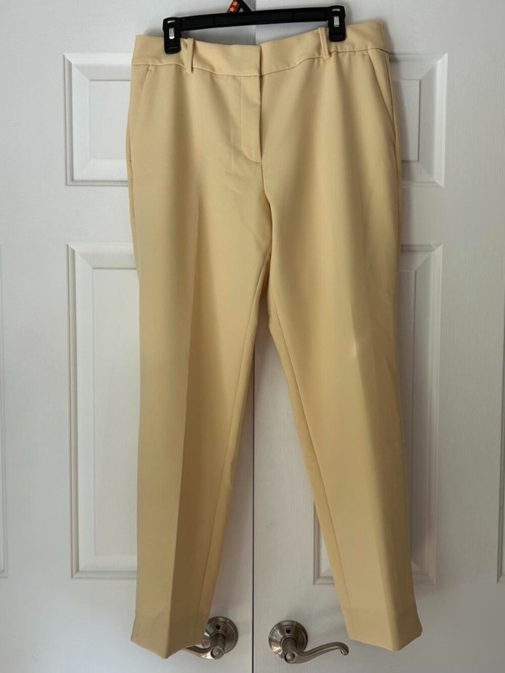 Talbots Hampshire Ankle Pant Women's 12 Straight Leg Classic Yellow NEW Talbots